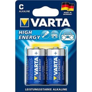 VARTA Batterie Longlife Power C Baby 4914 Blister 2 Stueck