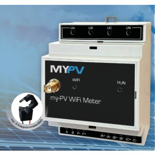 MYPV WiFi Meter inkl. 3x Klappstromwandler 75A 20-0107 my-pv