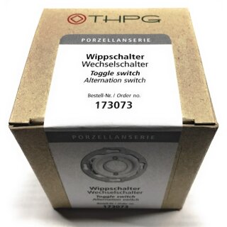 THPG Wippschalter wei&szlig; Wechsel Porzellan 173073