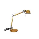 Artemide Tolomeo Micro Gold E14 mit Fuß EEK A++-E...